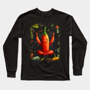 Red Hot Chili Yoga Long Sleeve T-Shirt